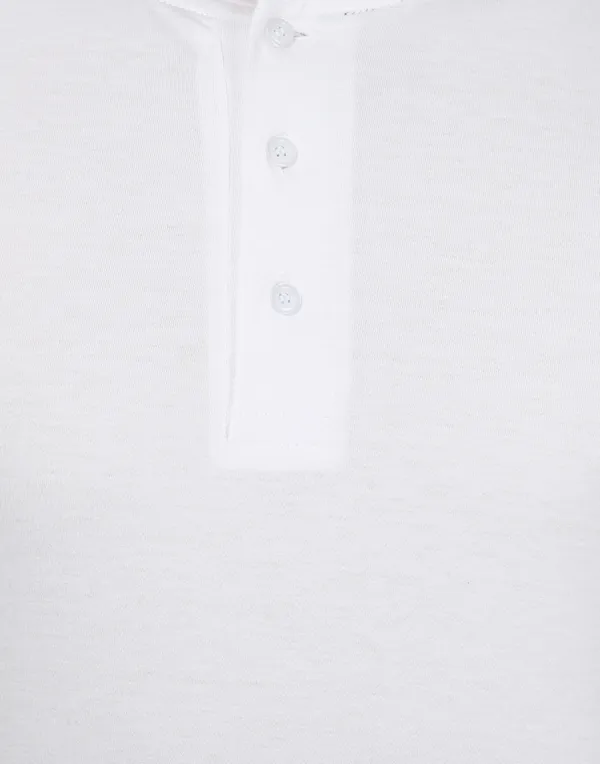White_Plain_Henley_Neck_Full_Sleeves_T-Shirt_For_Men