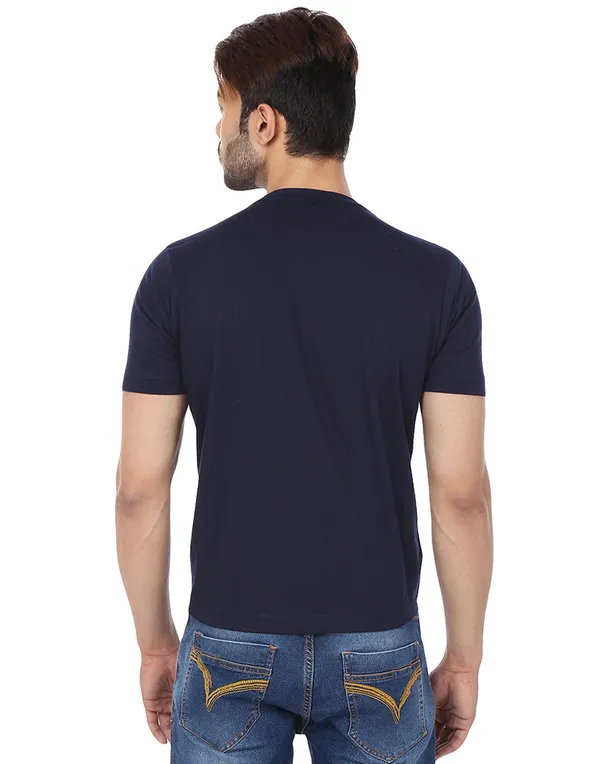 Navy_Blue_Plain_Round_Neck_T-Shirt_For_Men