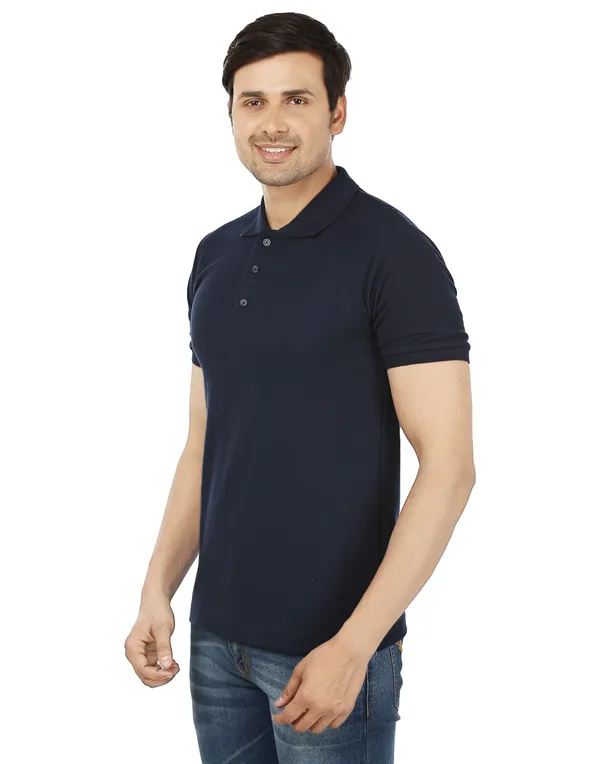 Navy_Blue_Plain_Polo_Neck_T-Shirt_For_Men