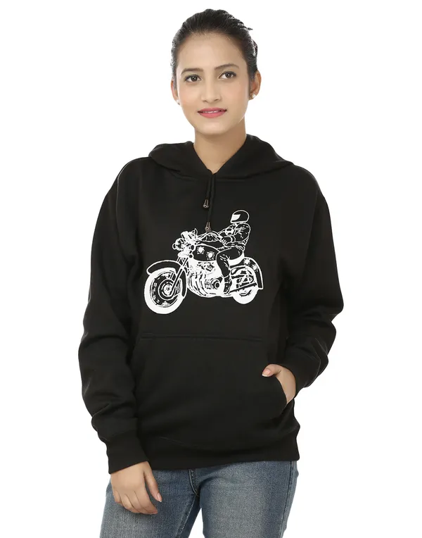 Black_Stylish_Bike_Printed_Hooded_Sweatshirt_For_Women