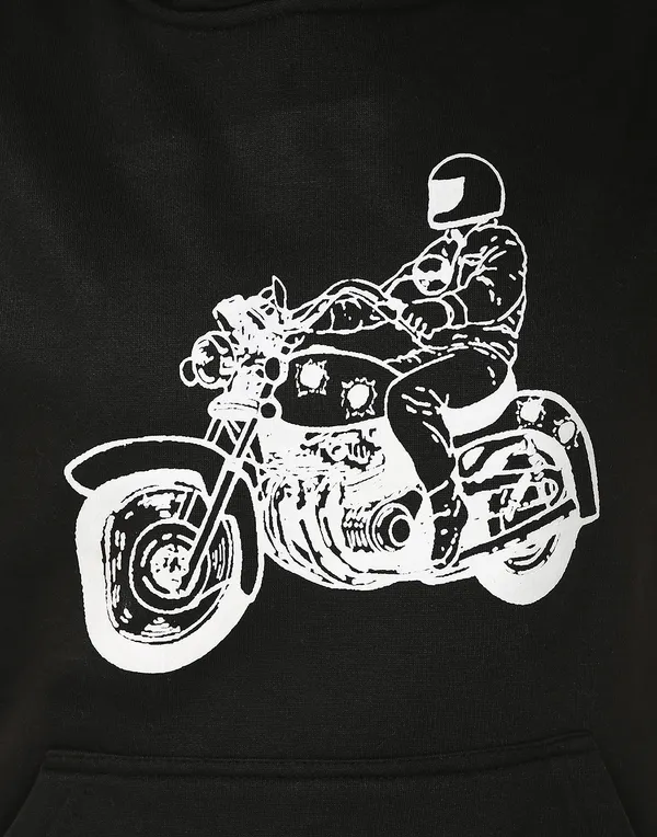 Black_Stylish_Bike_Printed_Hooded_Sweatshirt_For_Women