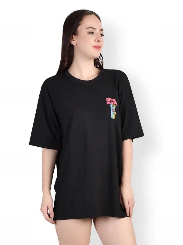 Black_Printed_Oversized_T-Shirt_For_Women