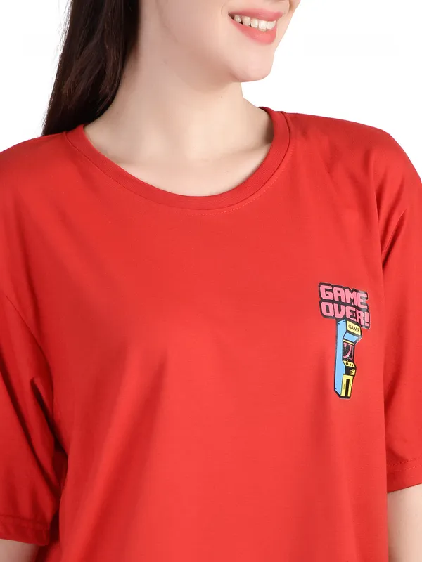 Red_Printed_Oversized_T-Shirt_For_Women