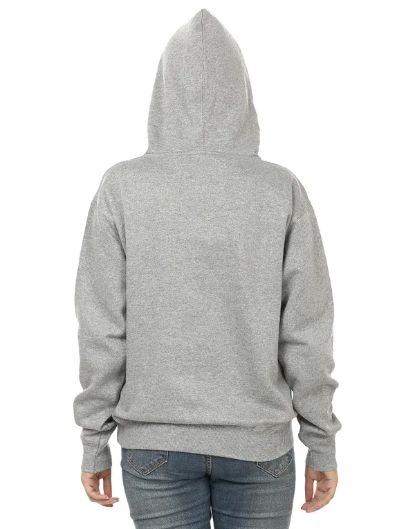 Grey_Stylish_Knight'S_Watch_Printed_Hooded_Sweatshirt_For_Women