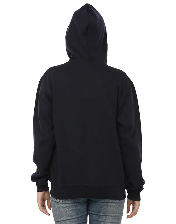 Navy_Blue_Stylish_W_Printed__Hooded_Sweatshirt_For_Women