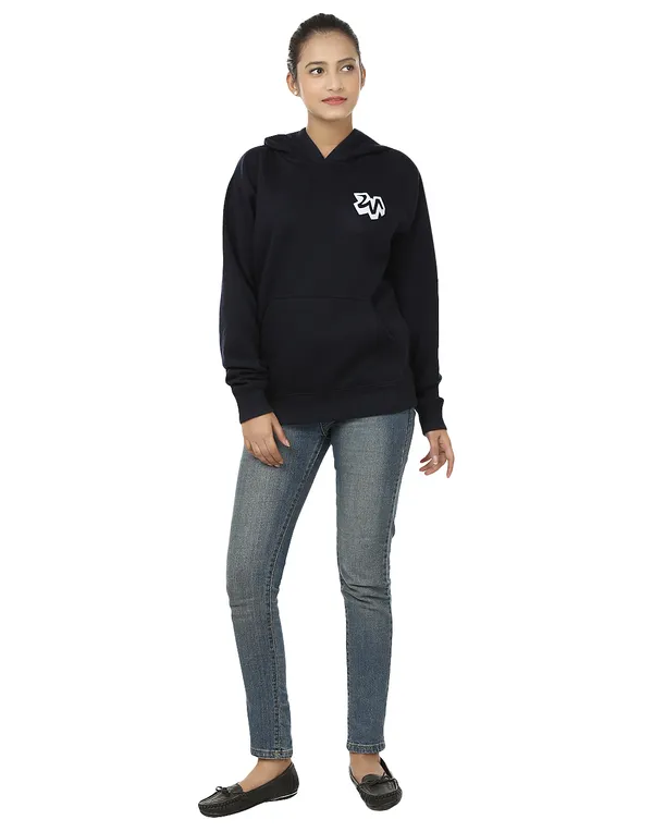 Navy_Blue_Stylish_W_Printed__Hooded_Sweatshirt_For_Women