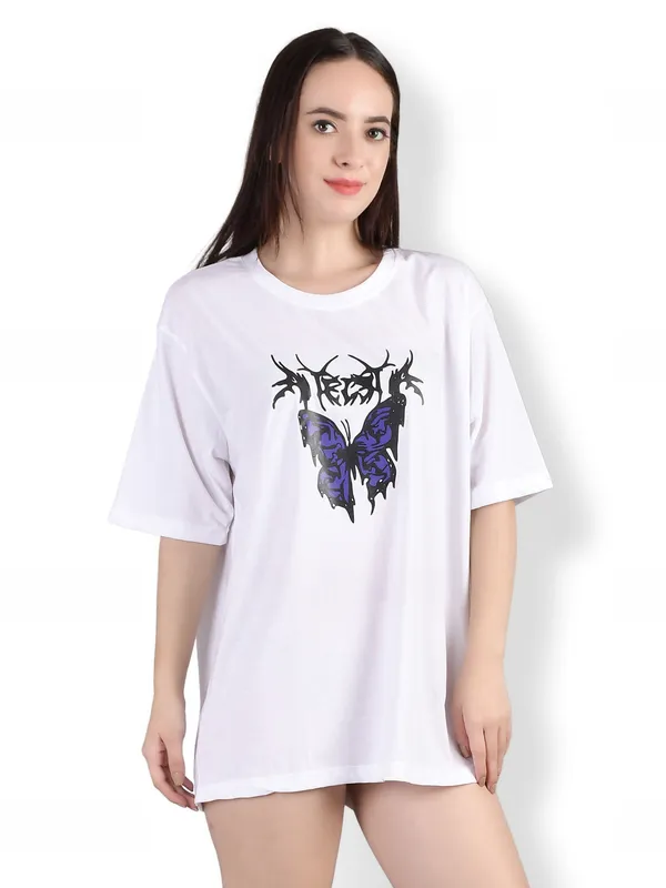 White_Printed_Oversized_T-Shirt_For_Women