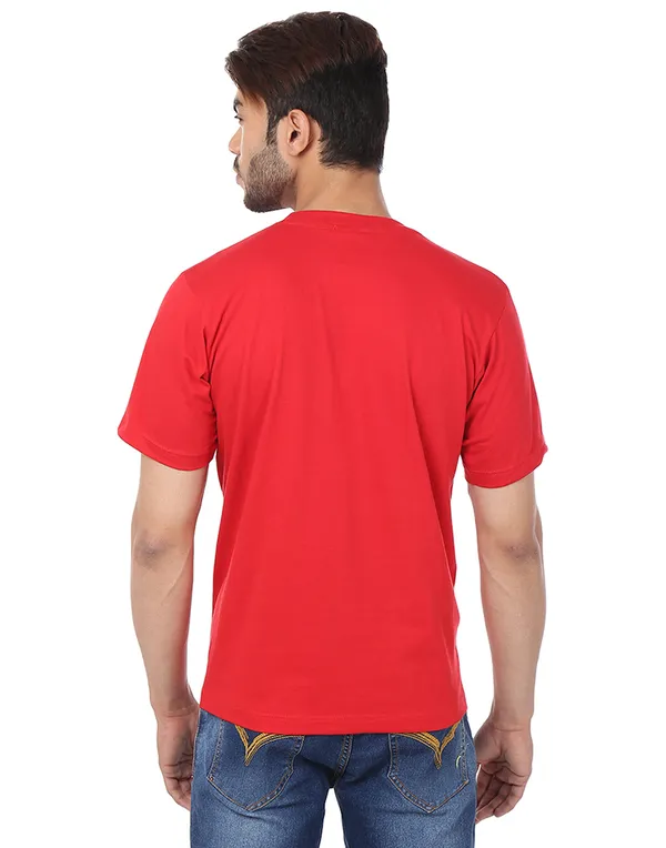 Red_Plain_Round_Neck_T-Shirt_For_Men
