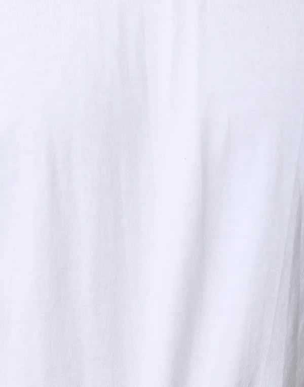 White_Plain_Round_Neck_T-Shirt_For_Men