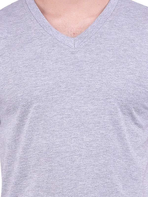 Grey_Plain_V-Neck_T-Shirt_For_Men