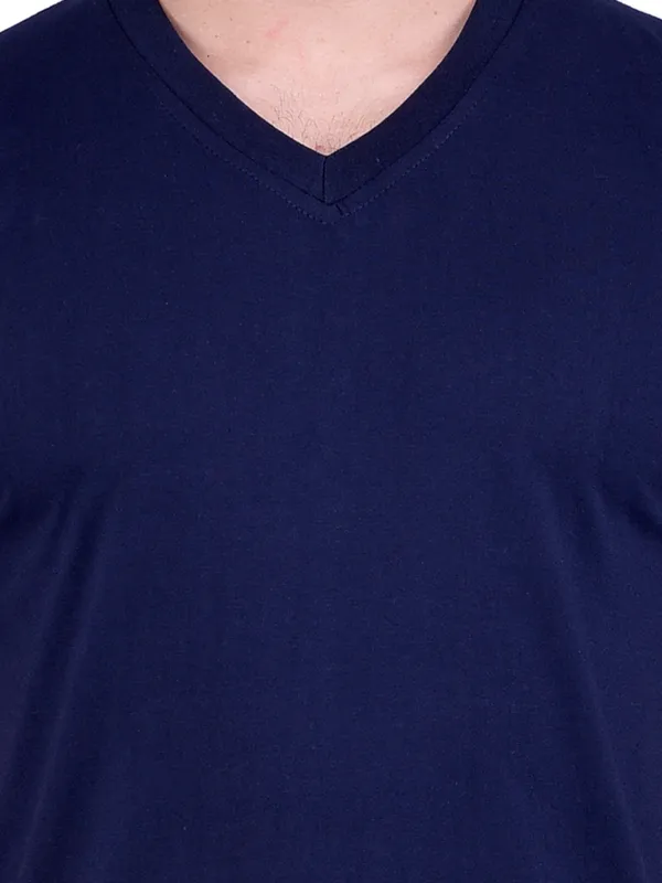 Navy_Blue_Plain_V-Neck_T-Shirt_For_Men