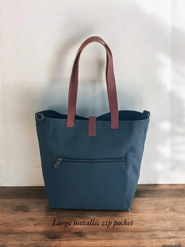 Blue_Women_Sling_Tote_Bag_|_Canvas_Leather_Closure_with_Shoulder_Strap
