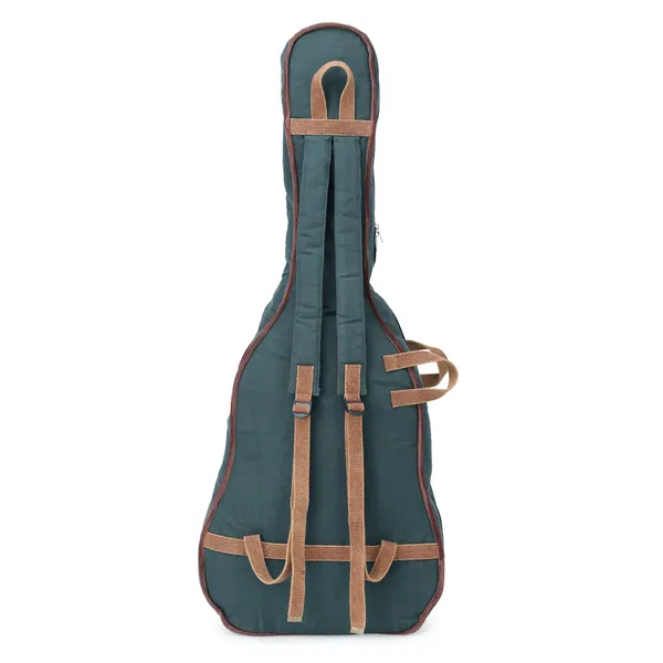 Blue_Unisex_Padded_Guitar_Bag_|_Canvas_Zipper_With_Back_Strap