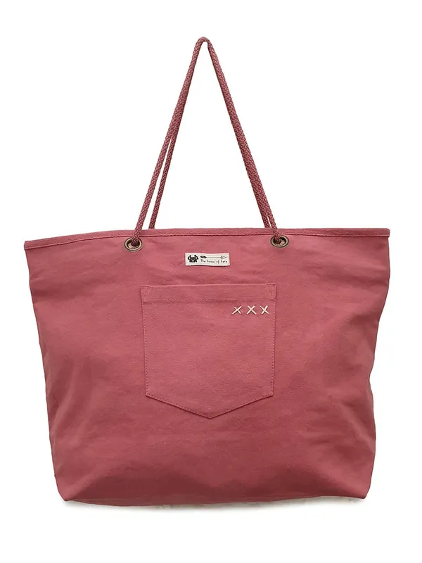 Pink_Women_Tote_Bag_|_Canvas_Zipper_with_Shoulder_Strap