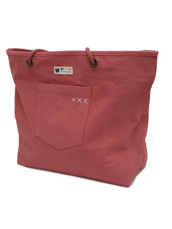 Pink_Women_Tote_Bag_|_Canvas_Zipper_with_Shoulder_Strap