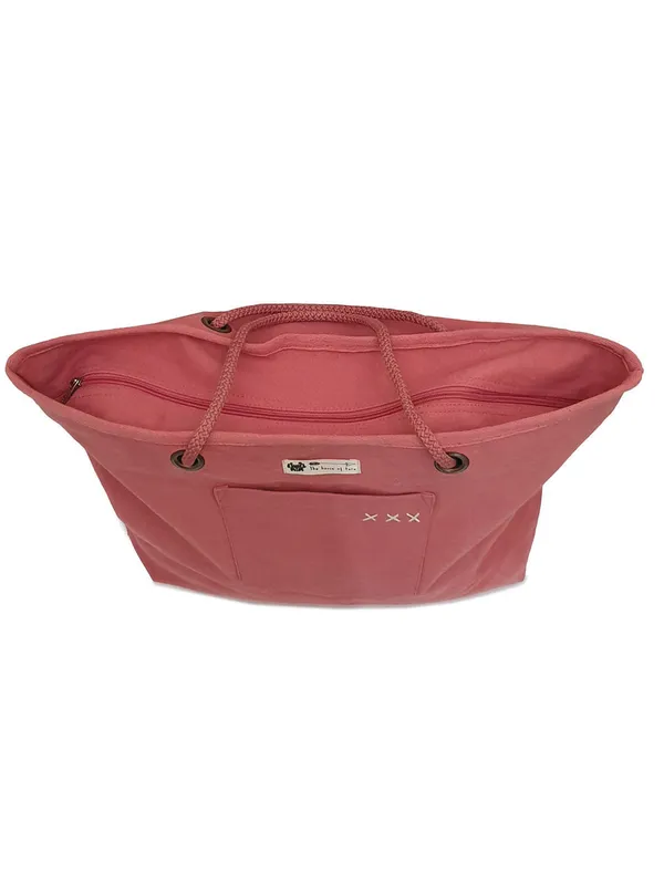 Pink_Women_Tote_Bag_|_Canvas_Zipper_with_Shoulder_Strap