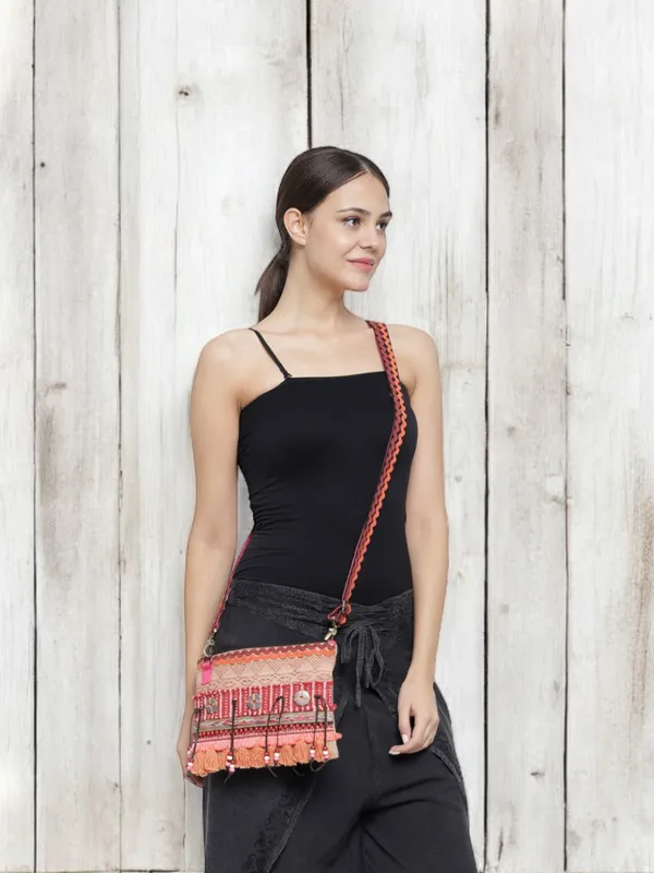 Multicolor_Women_Sling_Bag_|_Jute_Zipper_with_Removable_Strap