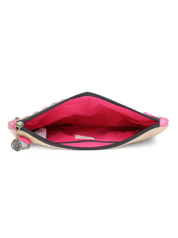 Multicolor_Women_Sling_Bag_|_Jute_Zipper_with_Removable_Strap