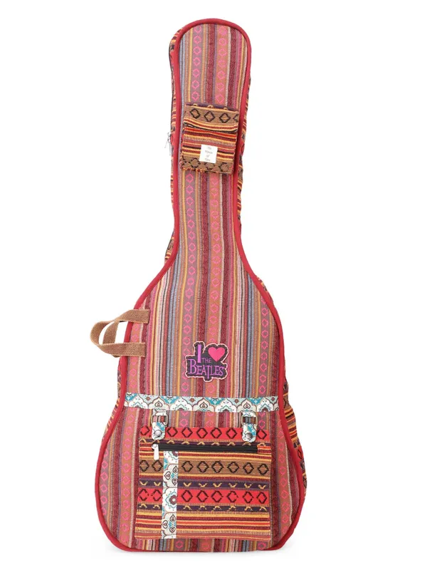 Multicolor_Unisex_Padded_Guitar_Bag_|_Handloom_Cotton_Zipper_with_Back_Strap