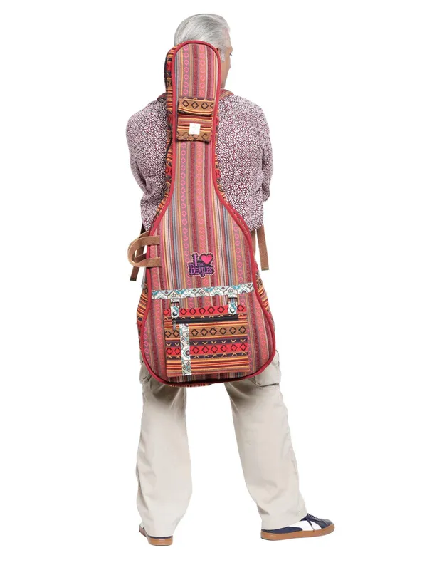 Multicolor_Unisex_Padded_Guitar_Bag_|_Handloom_Cotton_Zipper_with_Back_Strap