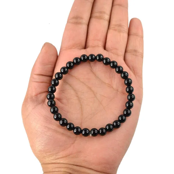 Black_Tourmaline_Stone/Crystal_Natural_Bracelet_For_Men_And_Women_To_Preventing_From_Negative_Energy._(10_Mm)