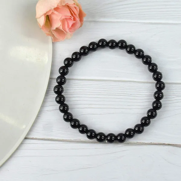 Black_Tourmaline_Stone/Crystal_Natural_Bracelet_For_Men_And_Women_To_Preventing_From_Negative_Energy._(10_Mm)