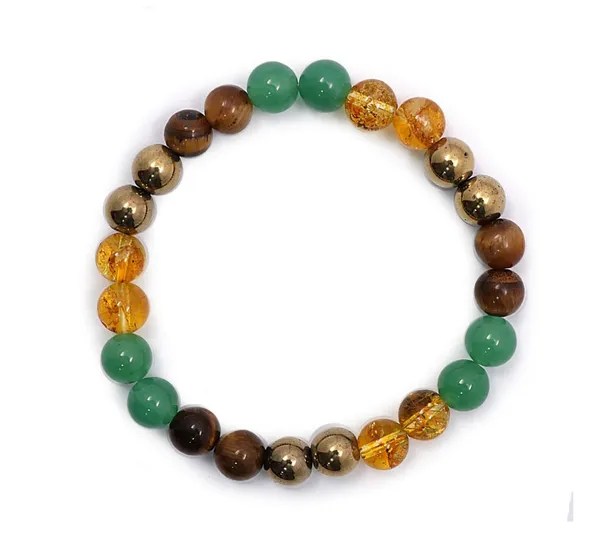 Money_Magnet_Bracelet/_Dhan_Yog_Bracelet_8_mm__|_Attracts_Wealth_&_Financial_Prosperity_|_Pyrite,_Citrine,_&_Aventurine_bracelet__for_Men_&_Women_|_Certificate_of_Authenticity