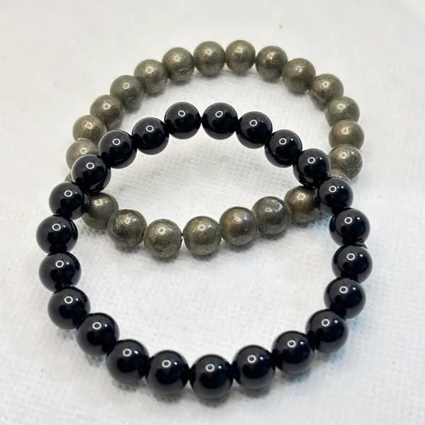 Pyrite_and_Black_Black_Tourmaline_Bracelet_Lab_Test_Certificate,_Crystal_Attracts_Business_Luck_Protective_Energy_Wealth_Finance