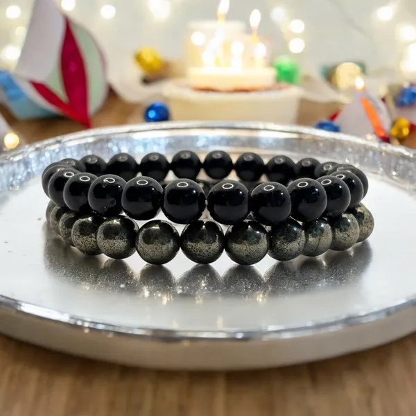 Pyrite_and_Black_Black_Tourmaline_Bracelet_Lab_Test_Certificate,_Crystal_Attracts_Business_Luck_Protective_Energy_Wealth_Finance
