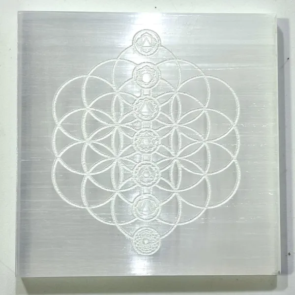 Selenite_Charging_Plate_Engraved_Shri_Yantra_For_Crystal_Cleansing_Re-Energy_Work,_Meditation_And_Pooja_-_Sri_Yantra_(Flower_Of_Life_Tree)