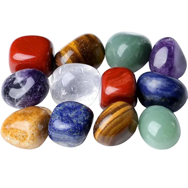 Natural_Energised_Tumble_Stone_Of_Rose_Quartz,_Citrine_Selenite,_Tiger_Eye,_Black_Obsidian_Used_For_Reiki_Healing,_Home_Decor,(Qty-_5_Nos.)_(Tumble_Stone,_Rainbow_Moonstone)