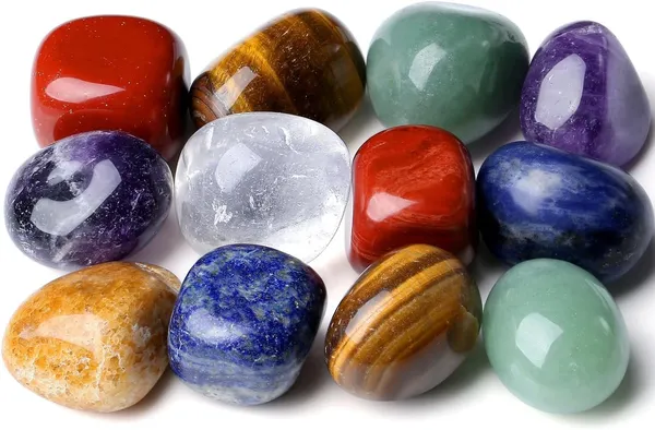 Natural_Energised_Tumble_Stone_Of_Rose_Quartz,_Citrine_Selenite,_Tiger_Eye,_Black_Obsidian_Used_For_Reiki_Healing,_Home_Decor,(Qty-_5_Nos.)_(Tumble_Stone,_Rainbow_Moonstone)