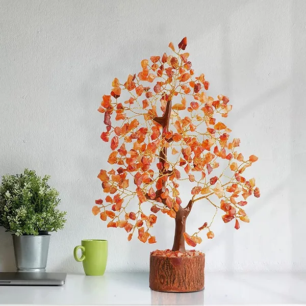 Seven_Chakra_Crystal_Feng_Shui_Money_Bonsai_Tree_For_Positivity_Home_Decoration,Table_Decor_300_Beads._(Carnelian)