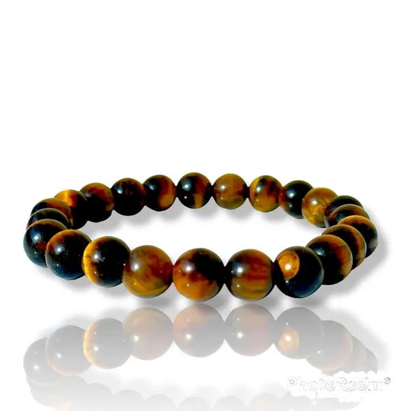 Natural_Tiger_Eye_Bracelet_8MM_For_Men_And_Women_Healing,_Meditation_And_Stress_Relief.