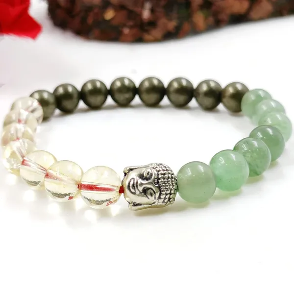 Wealth_Creation_And_Business_Luck_Bracelet_Made_With_Green_Aventurine,_Pyrite_And_Citrine.