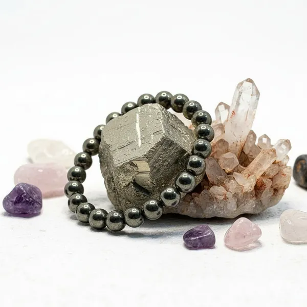 Pyrite_Money_Magnet_Bracelet_with_Original_Certified