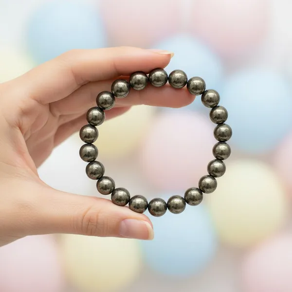 Pyrite_Money_Magnet_Bracelet_with_Original_Certified