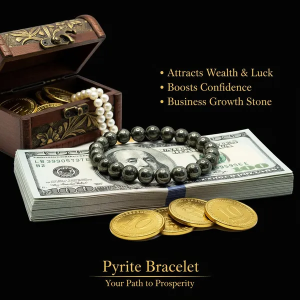 Pyrite_Money_Magnet_Bracelet_with_Original_Certified