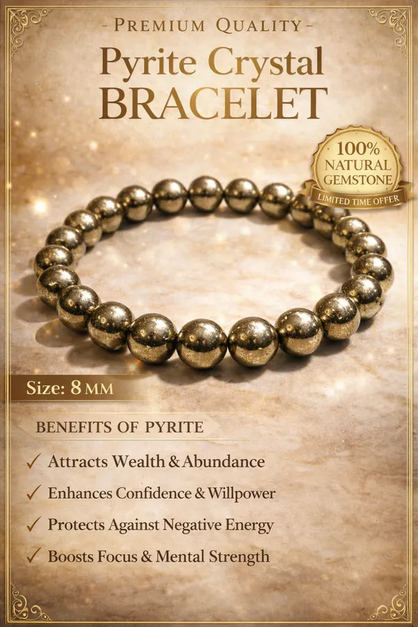Pyrite_Money_Magnet_Bracelet_with_Original_Certified