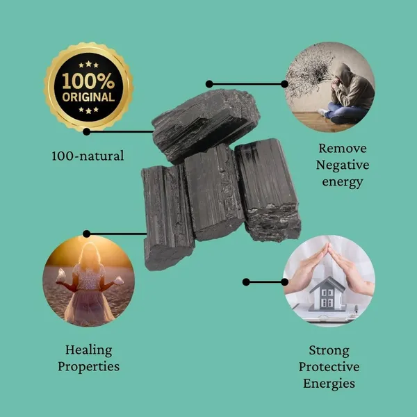 Selenite_Crystal_Stones_And_Black_Tourmaline_Used_For_Remove_Negative_Energy_And_Peace_And_Calm,_Mental_Clarity,_And_Well-Being._(Selenite_And_Black_Tourmaline)