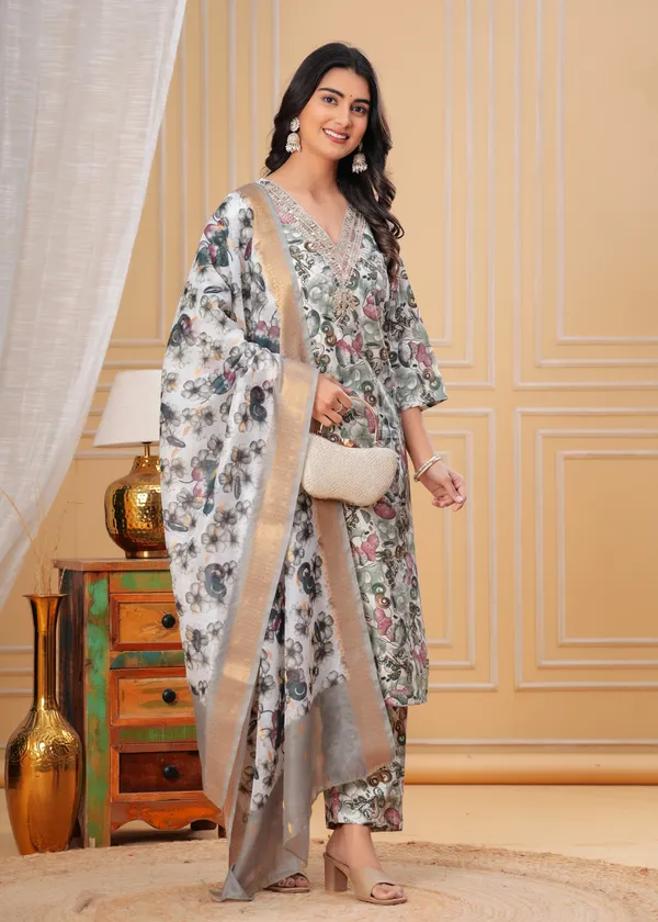 Elegant_Grey_Floral_Print_Kurta_Set_with_Embellished_Dupatta_new