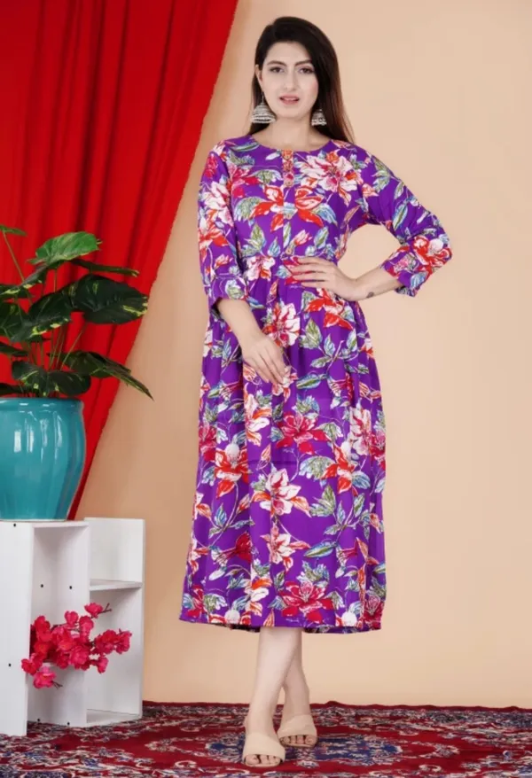 Women_Floral_Printed_Purple_Western_Dress