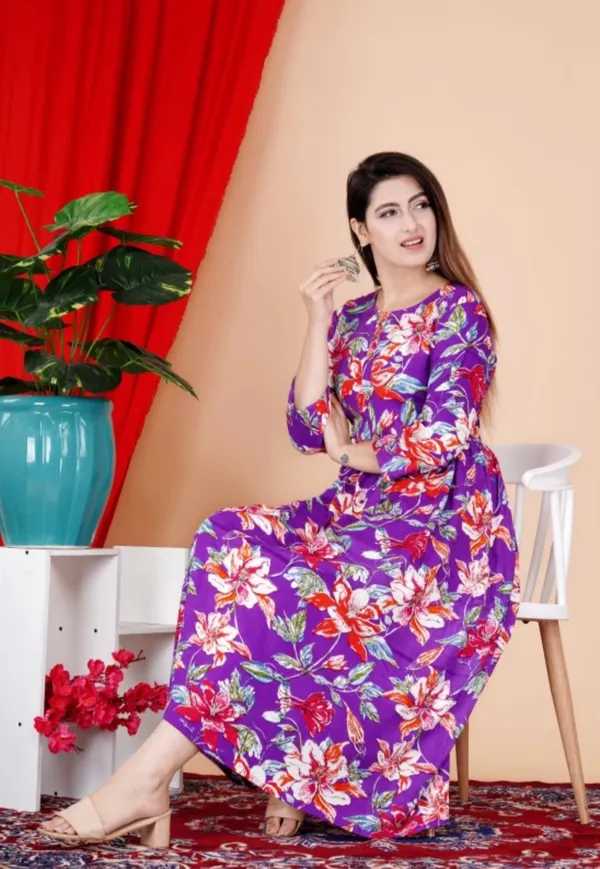 Women_Floral_Printed_Purple_Western_Dress
