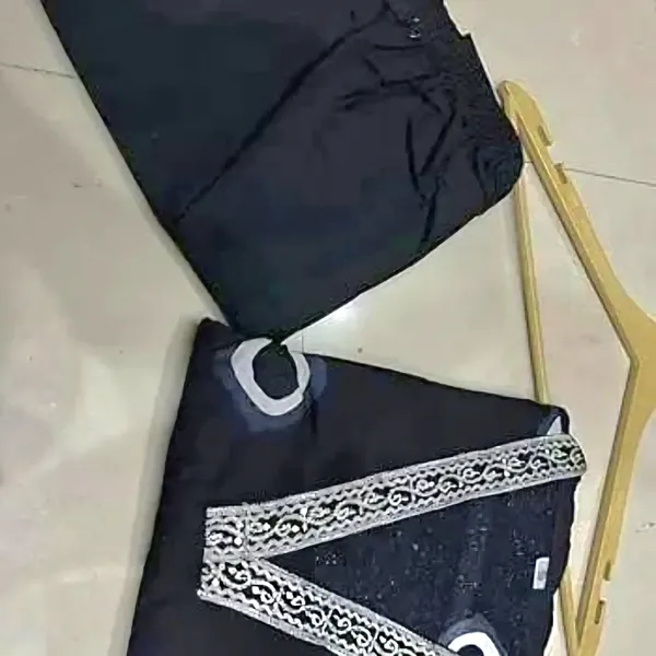 Women_Black_Rayon_Kurti_Pant_Set