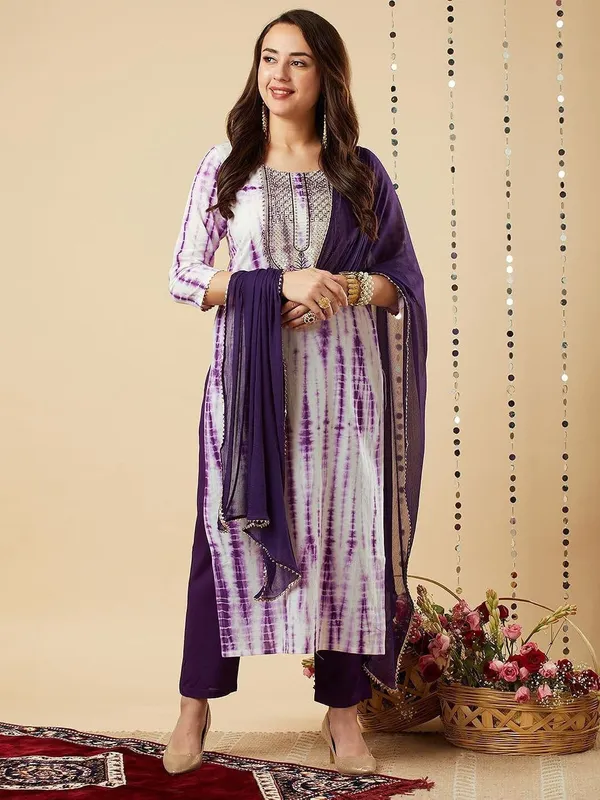 Women_Purple_Rayon_Kurta_Pant_Dupatta_Set