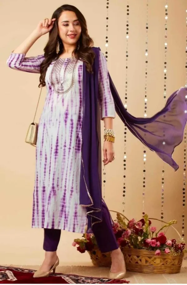Women_Purple_Rayon_Kurta_Pant_Dupatta_Set