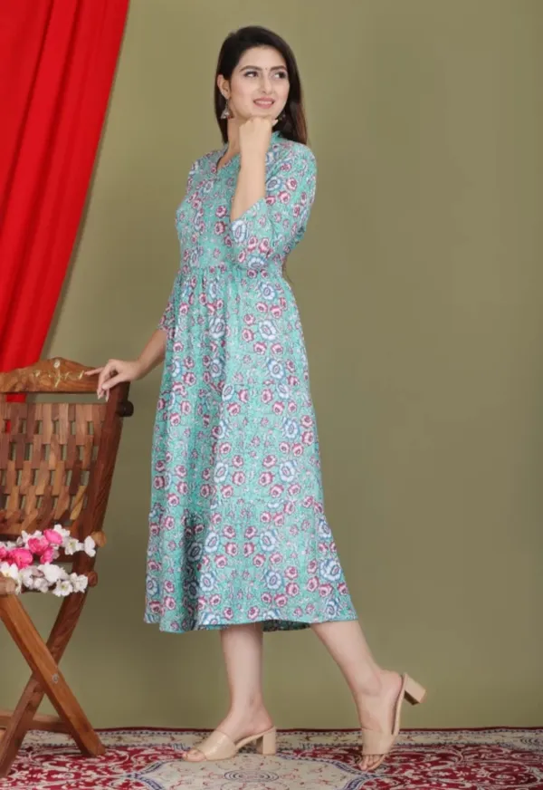 Women_Floral_Print_Viscose_Rayon_Sky_Blue_Anarkali_Kurta