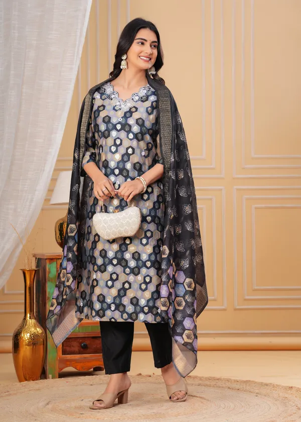 Black_Digital_Printed_Kurta_Pant_Set_with_Dupatta_new