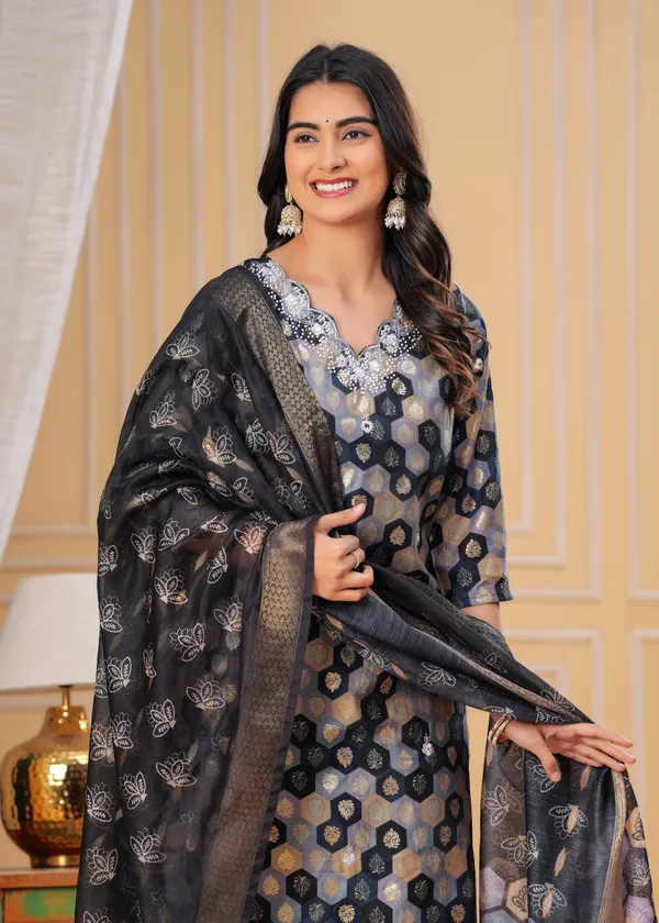 Black_Digital_Printed_Kurta_Pant_Set_with_Dupatta_new