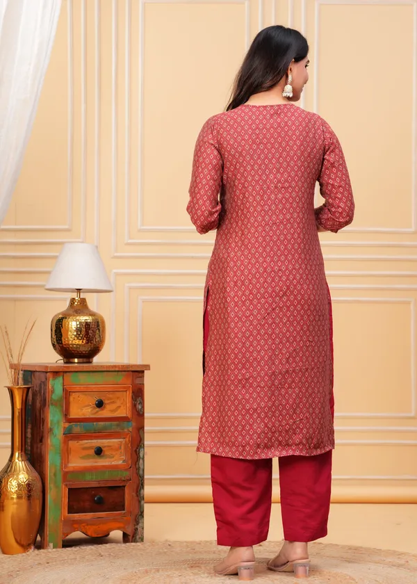 Graceful_Maroon_Bandhani_Kurta_Set_with_Embellished_Neckline_new